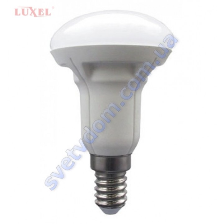 Лампа світлодіодна LUXEL LED 030-H 5W (аналог 45Вт) E14 3000K R50