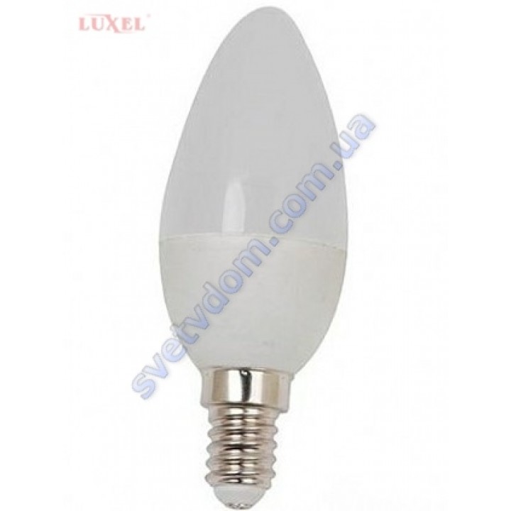 Лампа світлодіодна LUXEL LED 044-N 5W (аналог 45Вт) C37 4000K E14