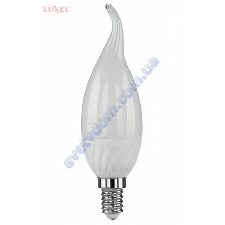 Лампа світлодіодна LUXEL LED 041-N 7W (аналог 65Вт) CA37 4000K E14