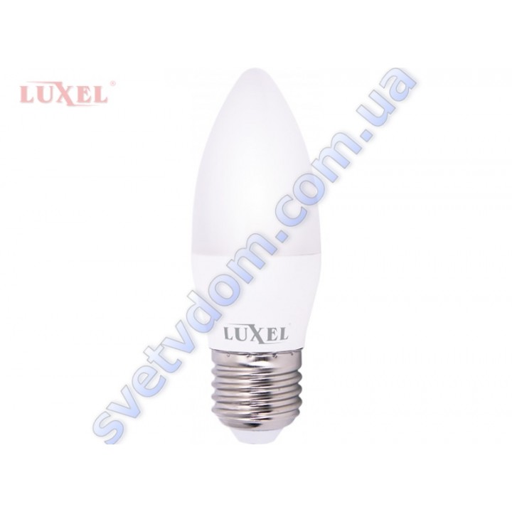 Лампа світлодіодна LUXEL LED 047-NE 6W (аналог 50Вт) C37 4000K E27 ECO