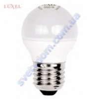 Лампа світлодіодна LUXEL LED 050-N 7W (аналог 65Вт) G45 4000K E27