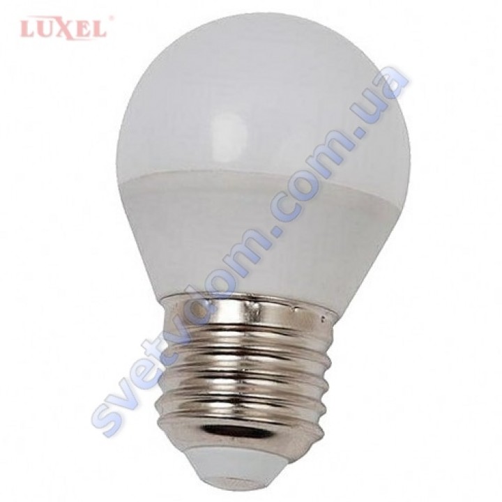 Лампа світлодіодна LUXEL LED 053-N 5W (аналог 45Вт) G45 4000K E27