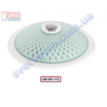 Світильник стельовий Horoz Electric CRYSTAL з датчиком руху E27 2х25W max метал 400-001-112